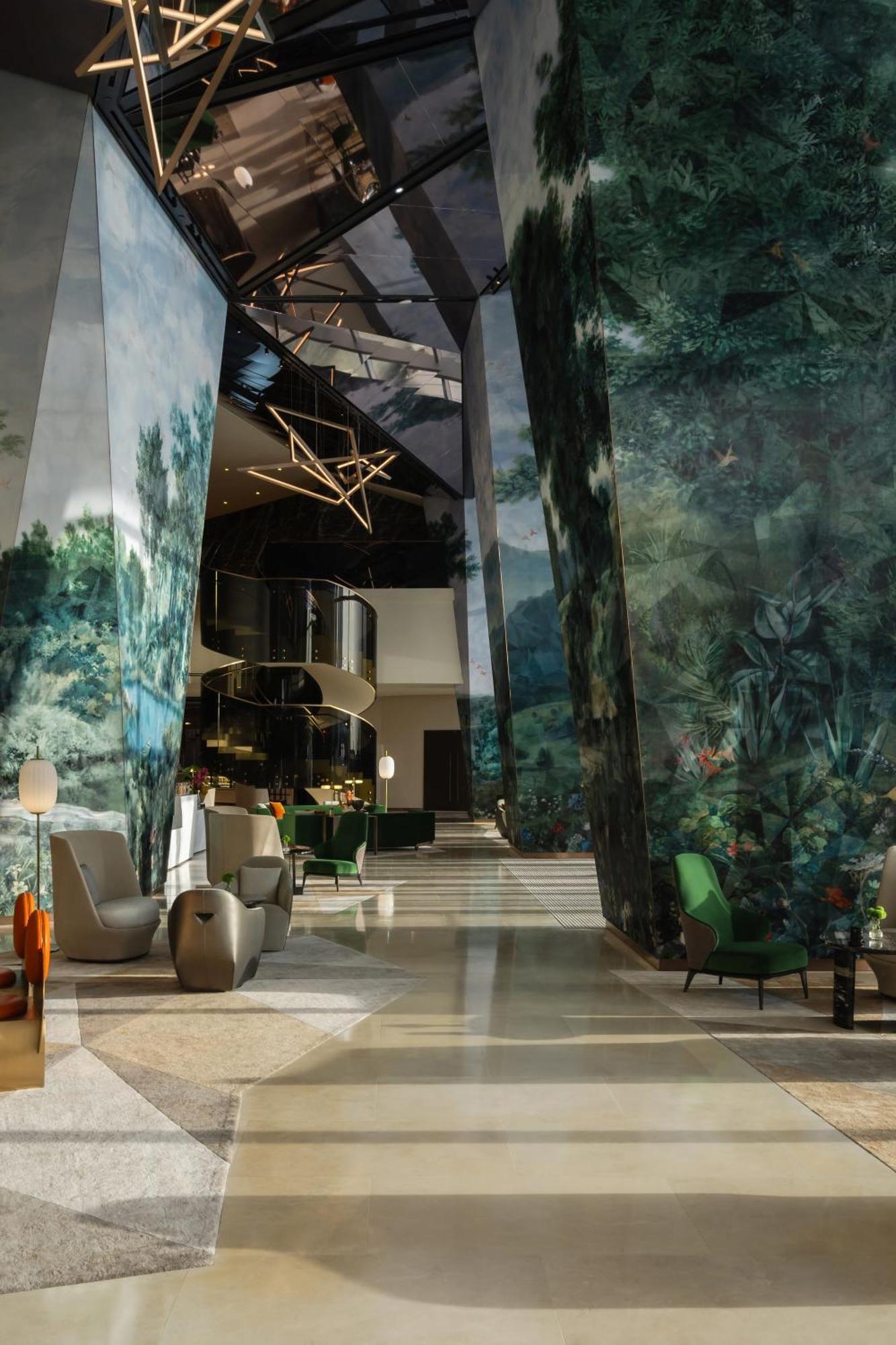 So/ Uptown Dubai Hotel Luaran gambar The lobby of the hotel